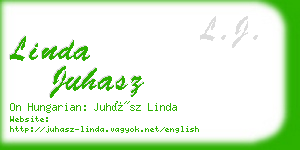 linda juhasz business card